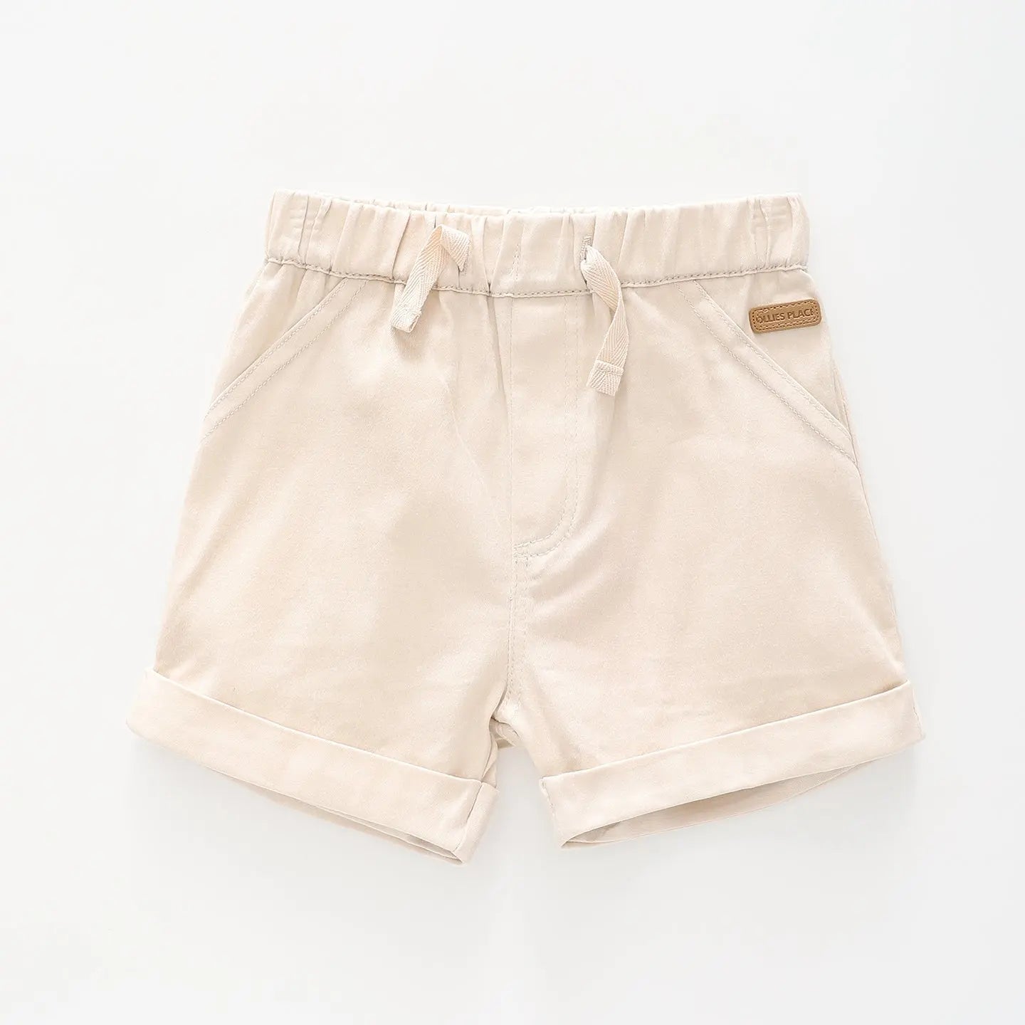 Infant and Toddler Boys Beige Summer Shorts Ollies Place