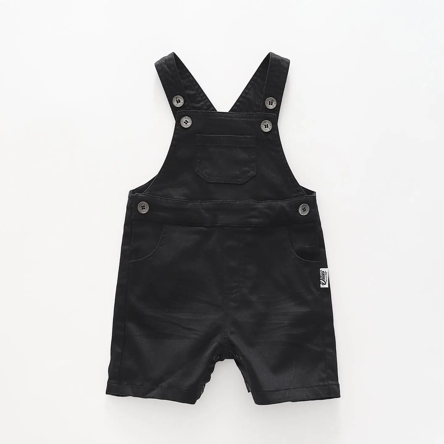 Infant and Toddler Boys Black Overalls Ollies Place