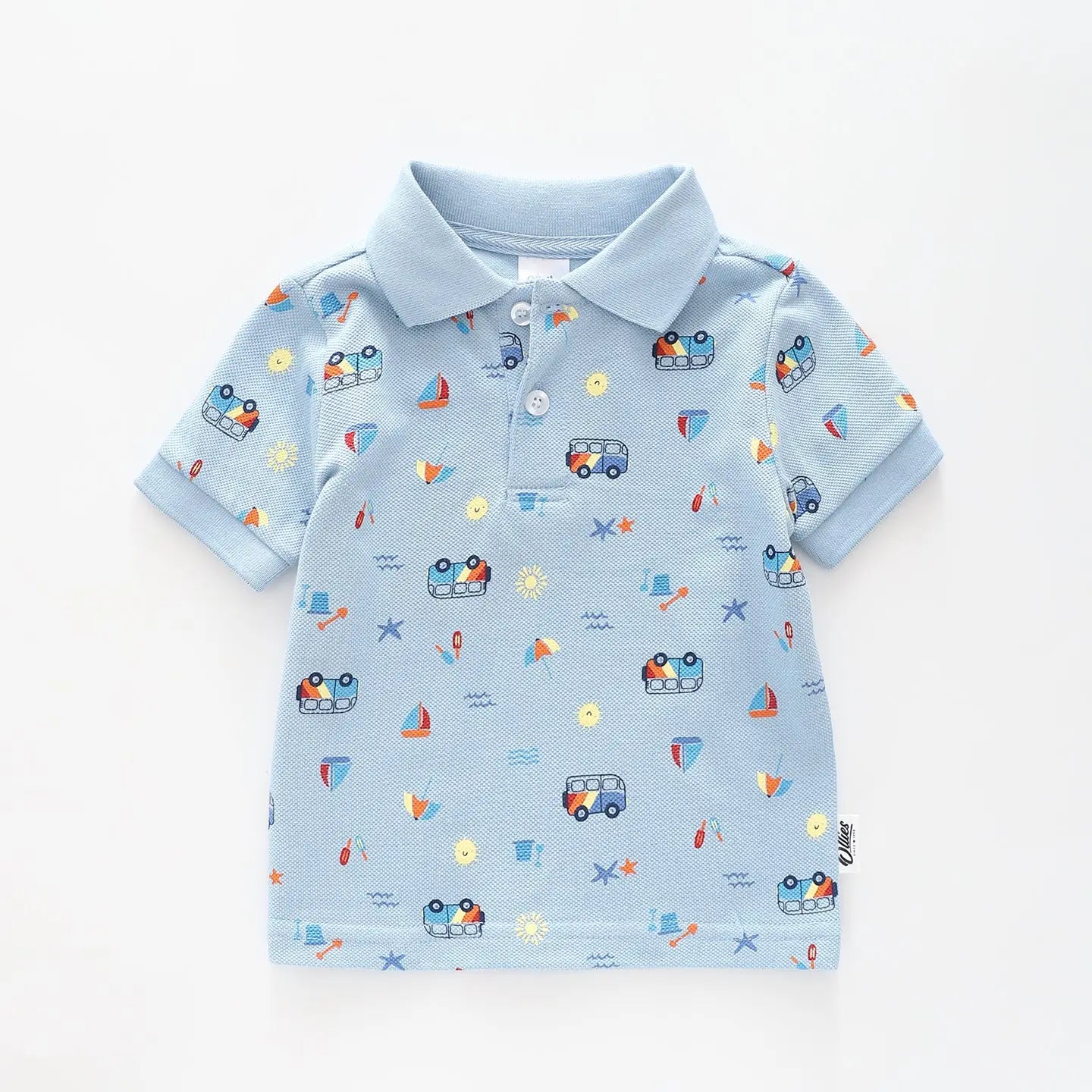 Infant and Toddler Boys Combi Polo Top Ollies Place