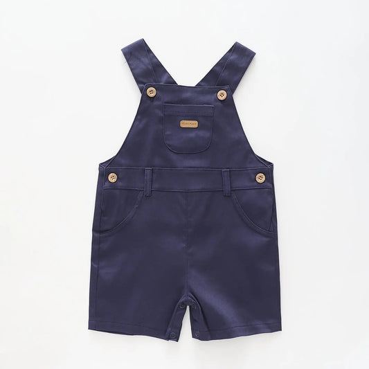 Infant and Toddler Boys Navy Blue Overalls Ollies Place