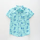 Island Print Collared Shirt Ollies Place