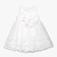 Ivory Flower Formal Girl Dress Lace Bodice Sash Tie Ollies Place