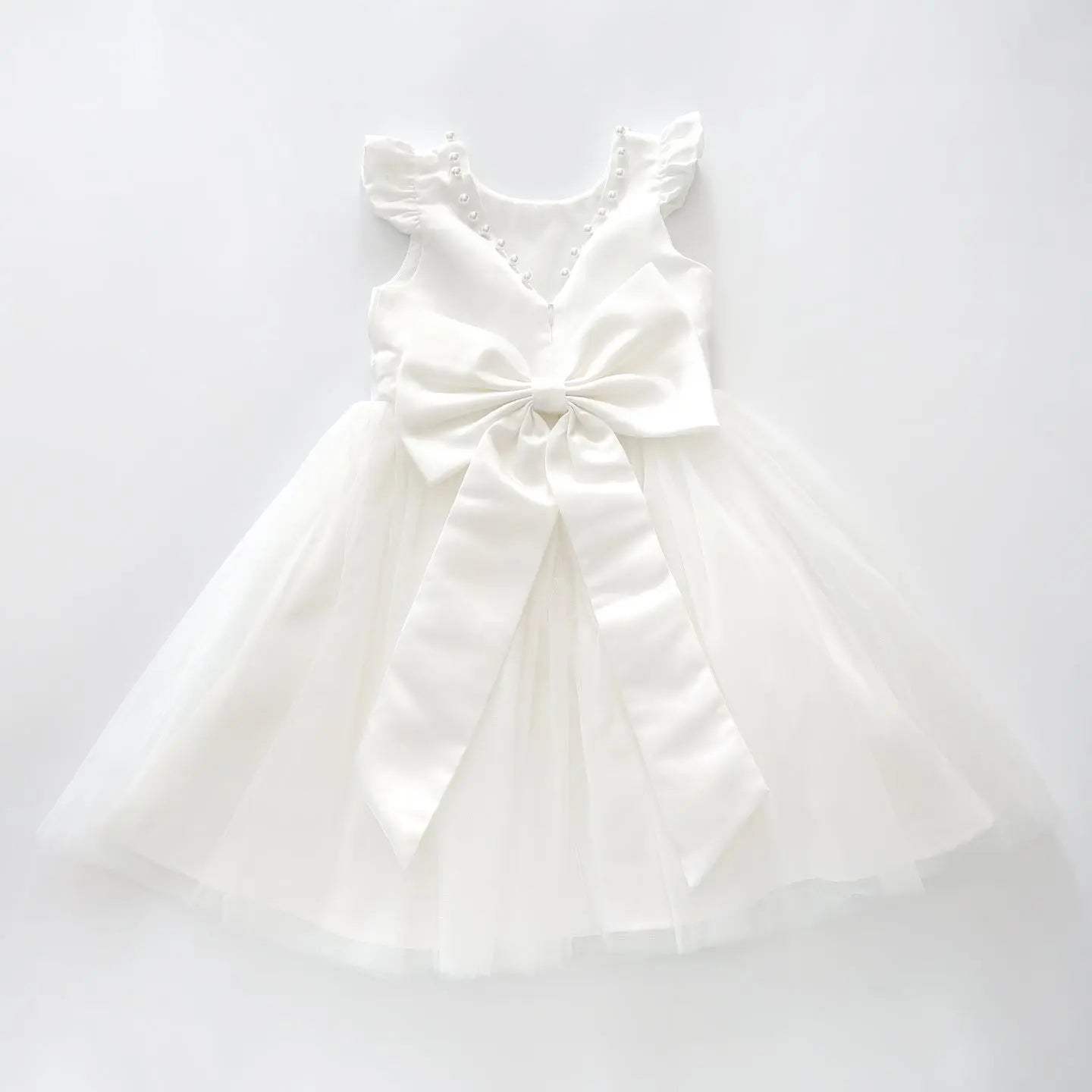 Ivory Satin, Girls Special Occasion Dress Ollies Place