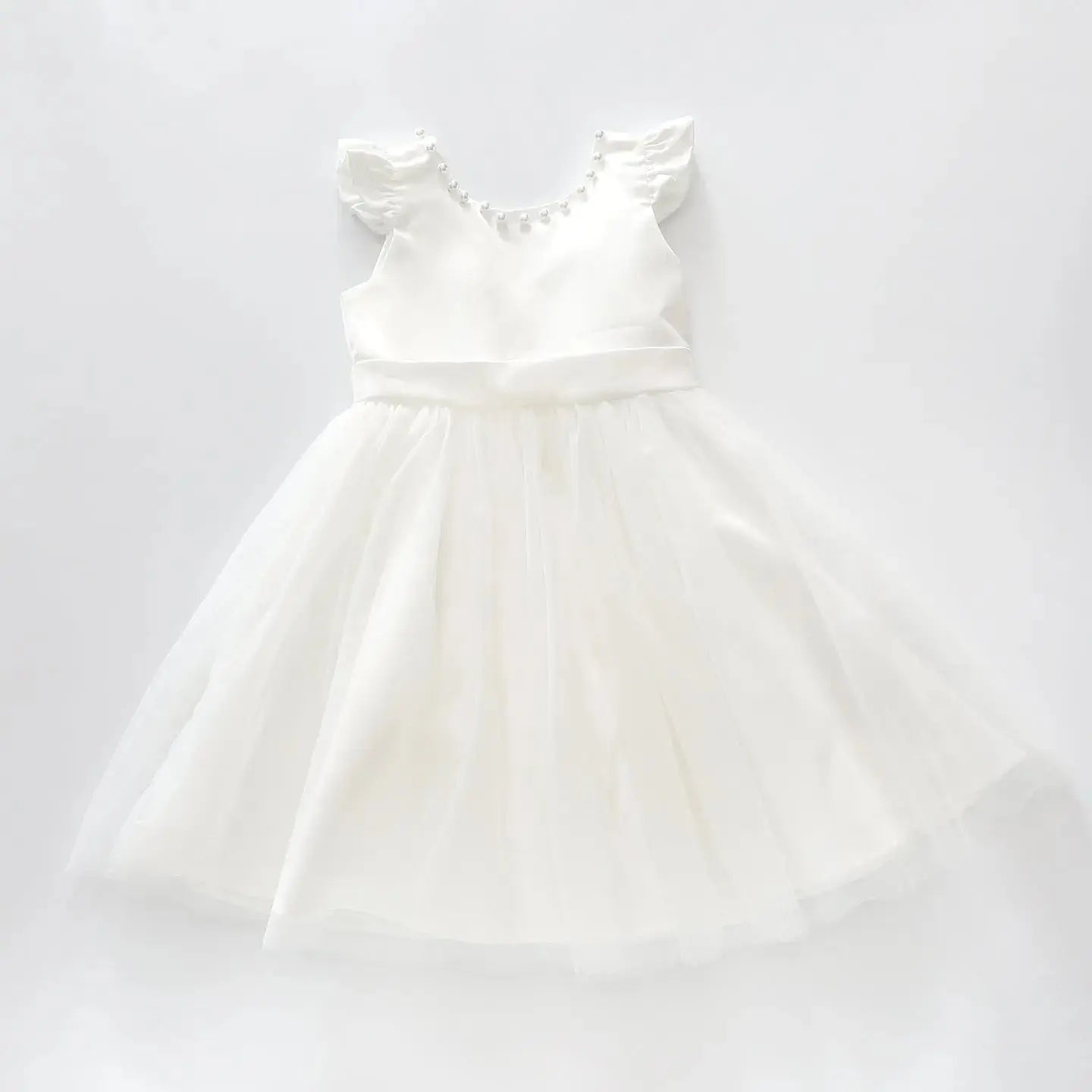 Ivory Satin, Girls Special Occasion Dress Ollies Place