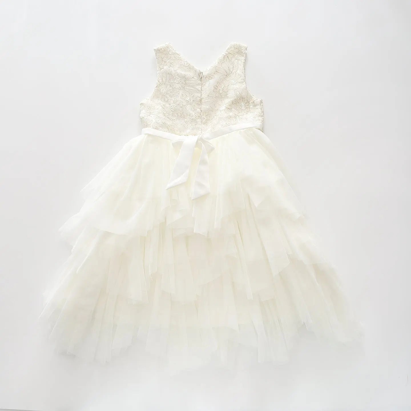 Ivory Tulle and Lace Dress Ollies Place