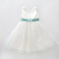 Ivory and Sage Pearl Girls Dress Ollies Place