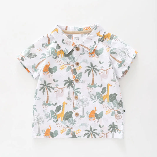 Jungle Friends Collared Shirt Ollies Place