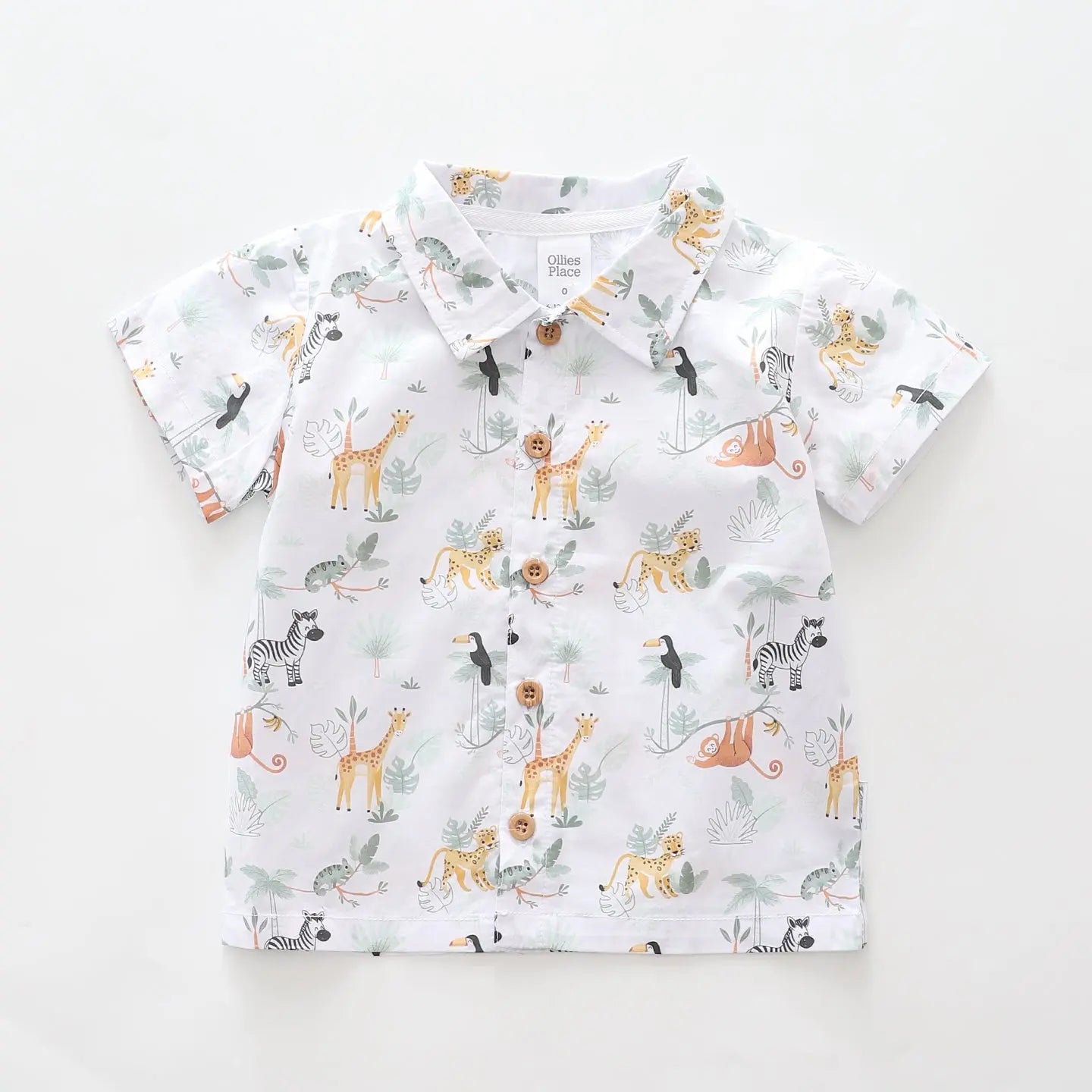 Jungle Safari Collared Shirt Ollies Place
