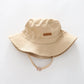 Junior Boys Beige Wide Brim Bucket Hat Ollies Place