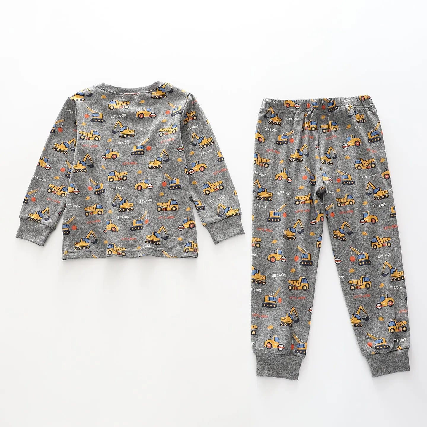 Junior Boys Construction Print PJ Set Ollies Place