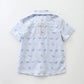 Junior Boys Dinosaur Print 100% Cotton Shirt Ollies Place