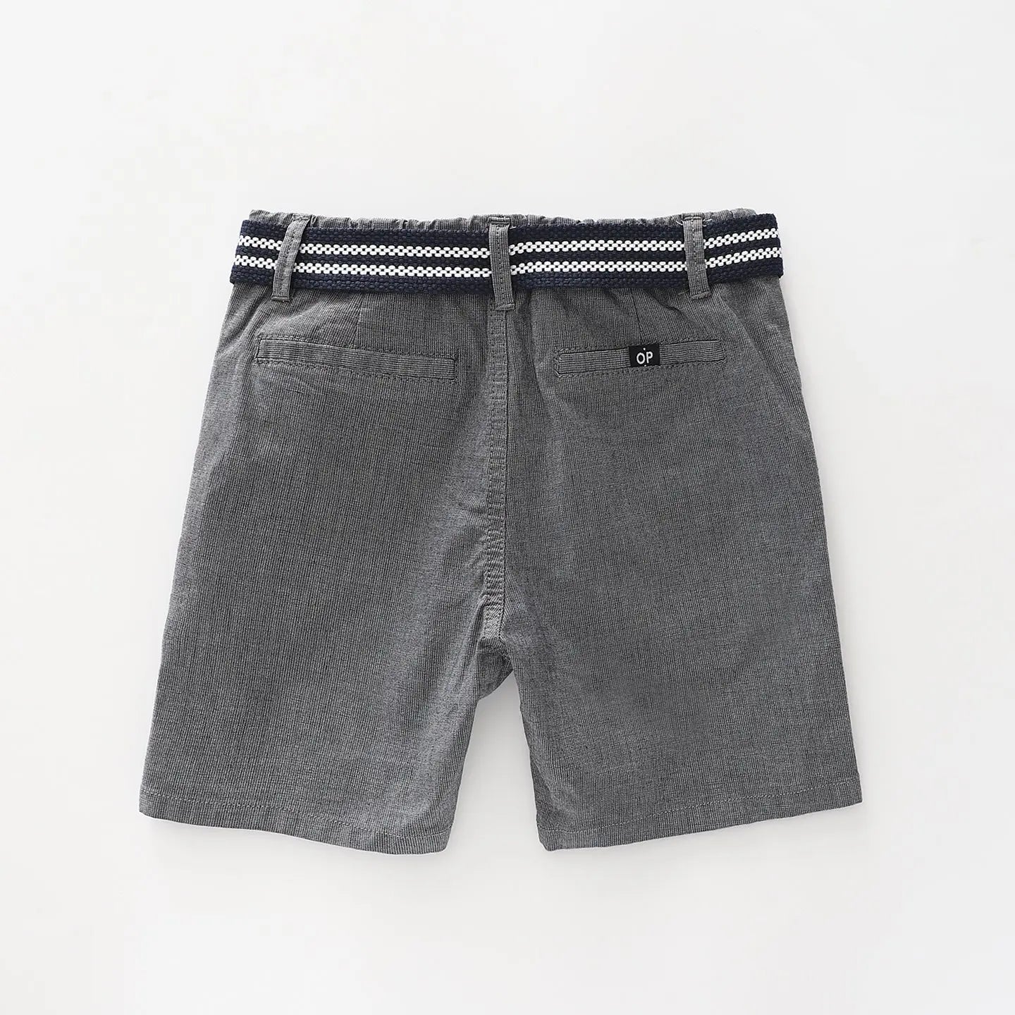 Junior Boys Navy and White Melange Shorts Ollies Place