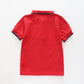 Junior Boys Red Polo Top Ollies Place