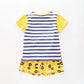Junior Boys Tractor Time Summer Pyjama Set Ollies Place