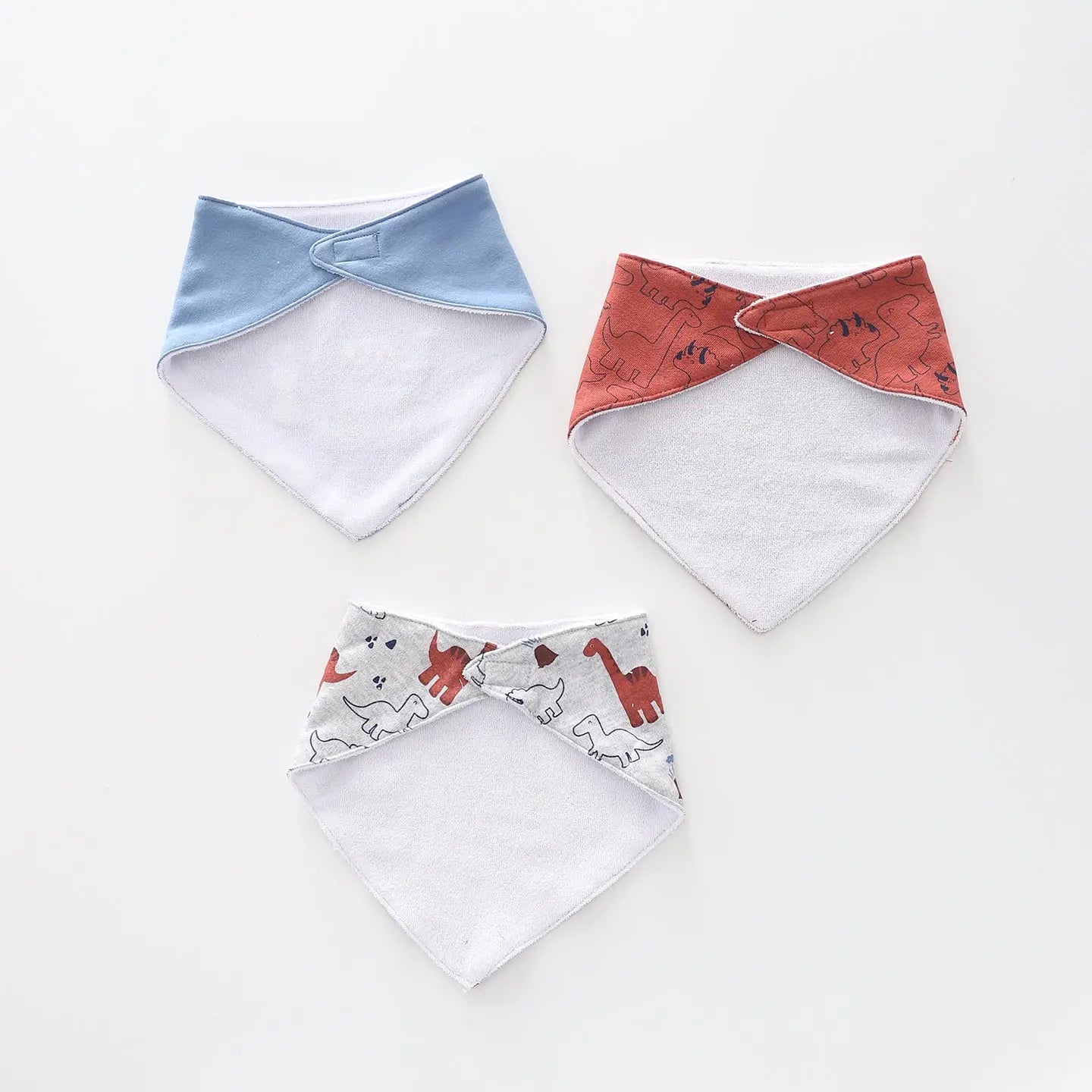 Jurassic Cutie, Baby Boys Bib Set Ollies Place