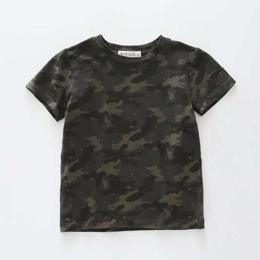 Khaki Camo Kids Tee Ollies Place