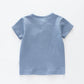 Kids Blue Henley T-shirt Ollies Place