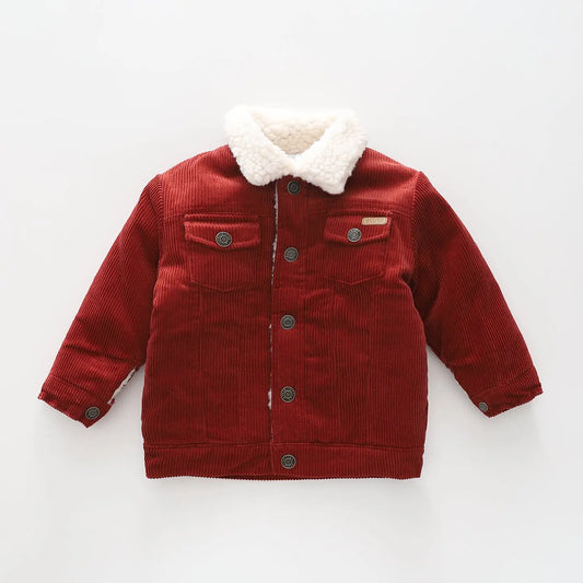 Kids Corduroy Sherpa Jacket Ollies Place