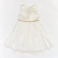 Kids Girl Ivory Jacquard Tulle Formal Dress Ollies Place