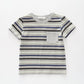Kids Grey Striped Tee Ollies Place