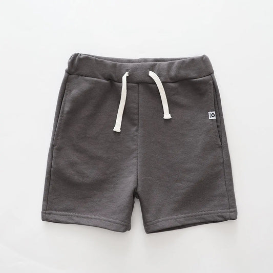 Kids Grey Track Shorts Ollies Place