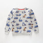Kids Heavy Vehicles Sweat Top Ollies Place