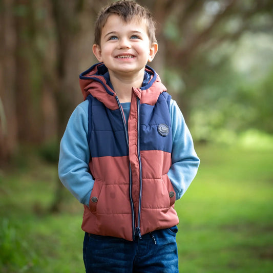 Kids Hooded Puffer Vest Ollies Place