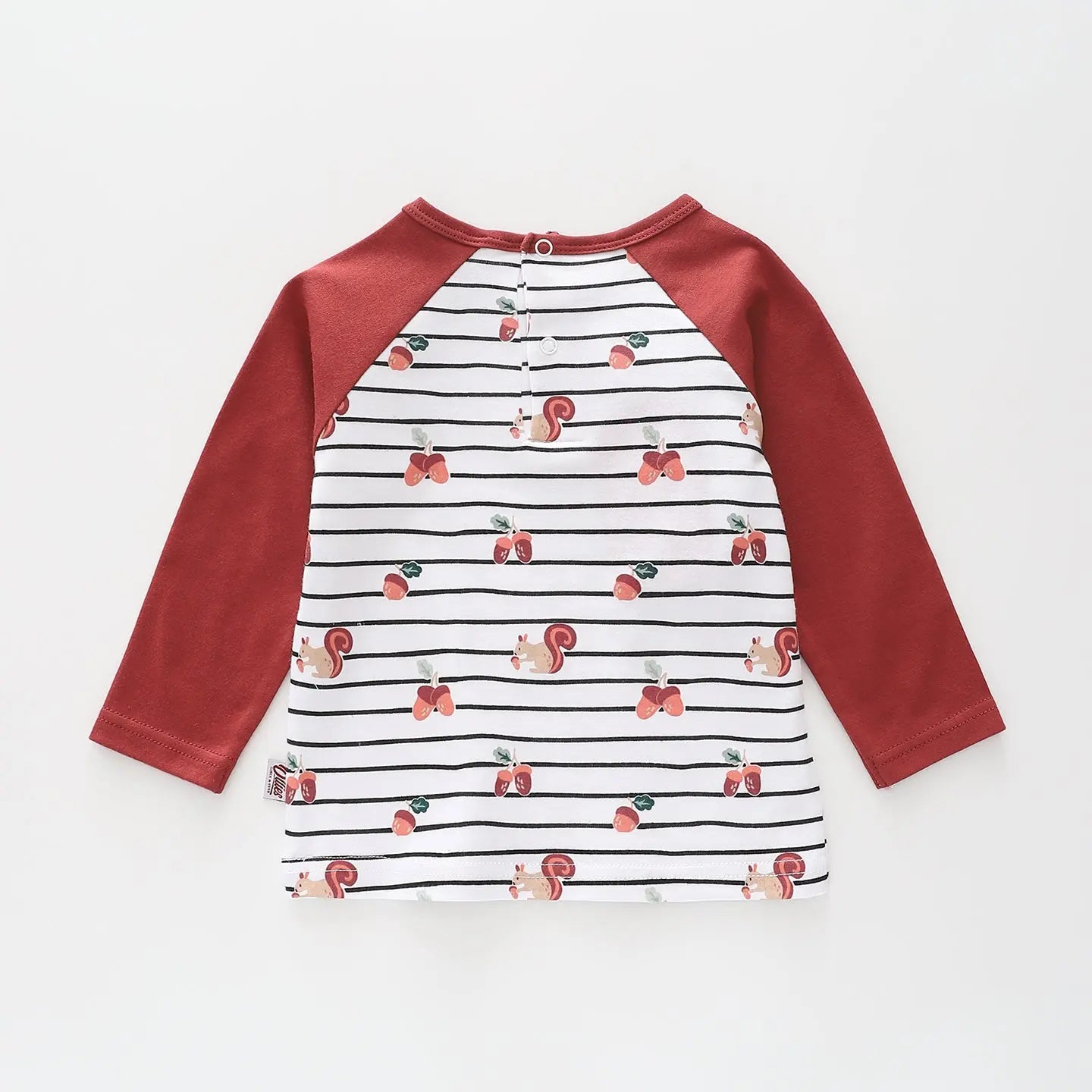 Kids Squirrel Raglan LS Tee Ollies Place