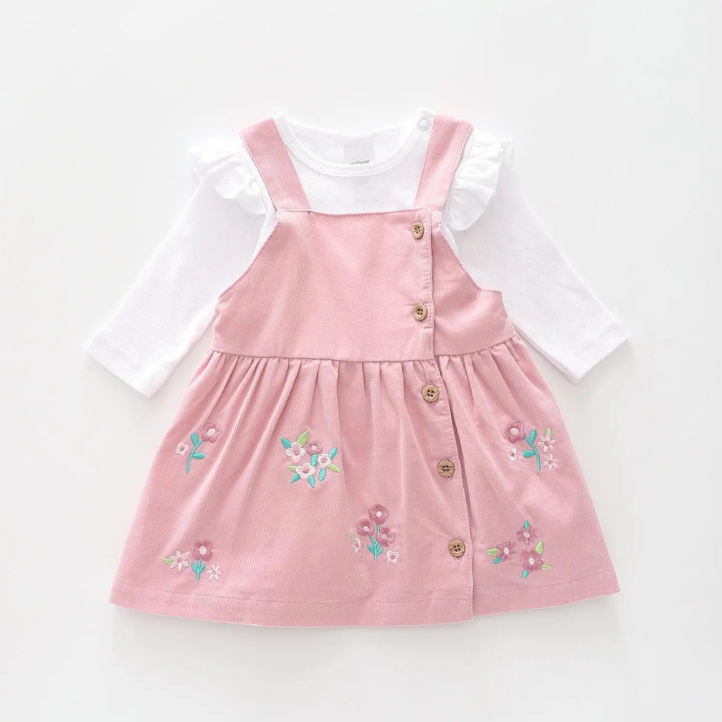 Kitty Cat, Baby Girls Pinafore Set Ollies Place