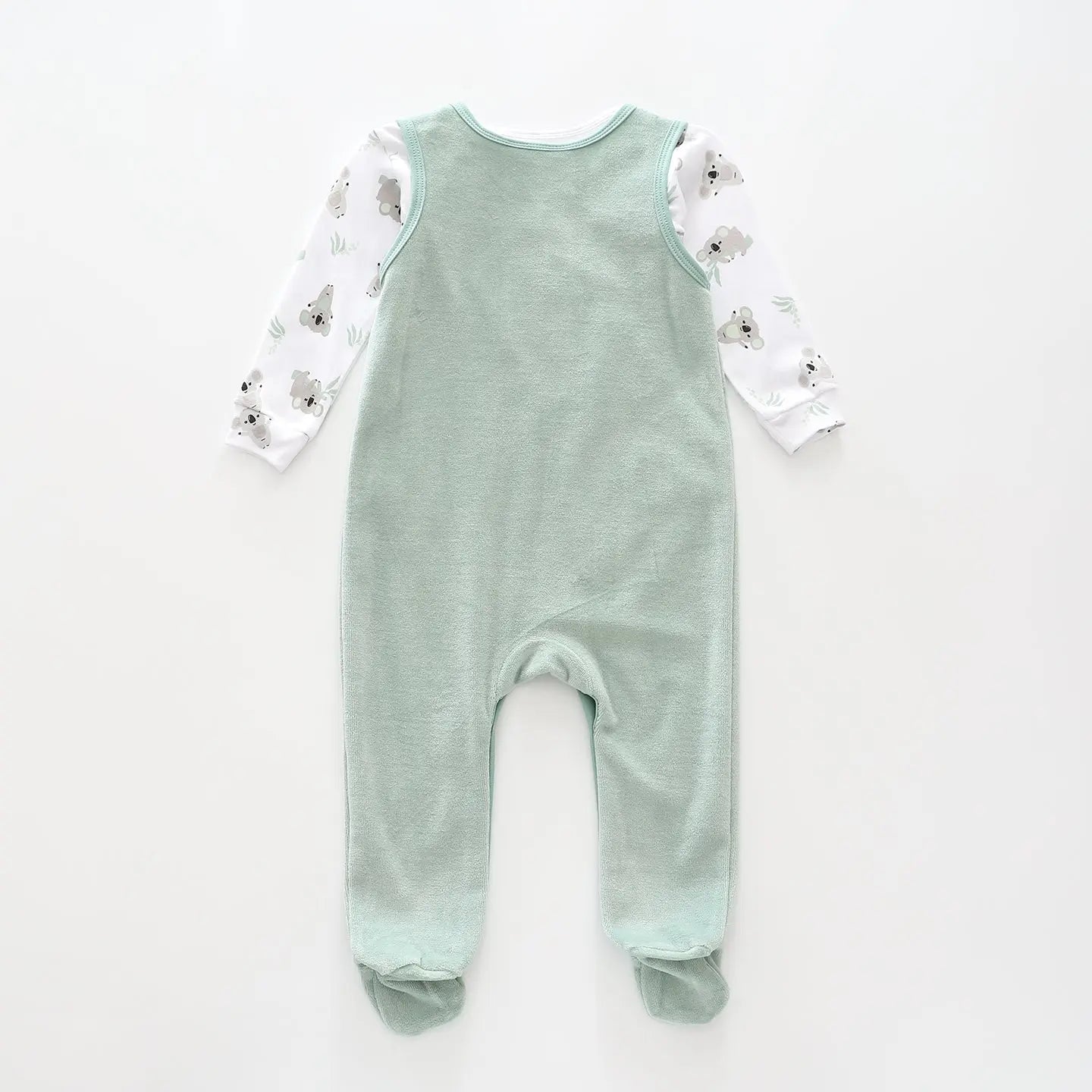 Koala Baby Velour Overalls Set Ollies Place