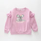 Koala Print Sweat Top Ollies Place