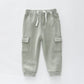 Green Cargo Jogger Pants