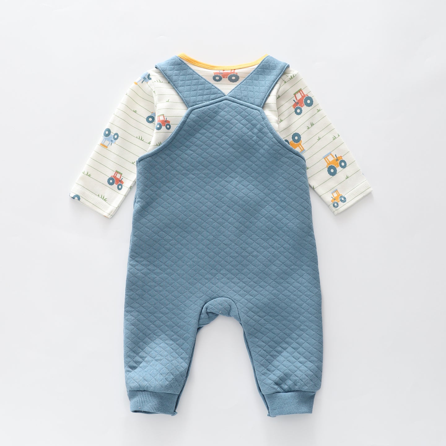 On The Farm Tractor Overalls Set