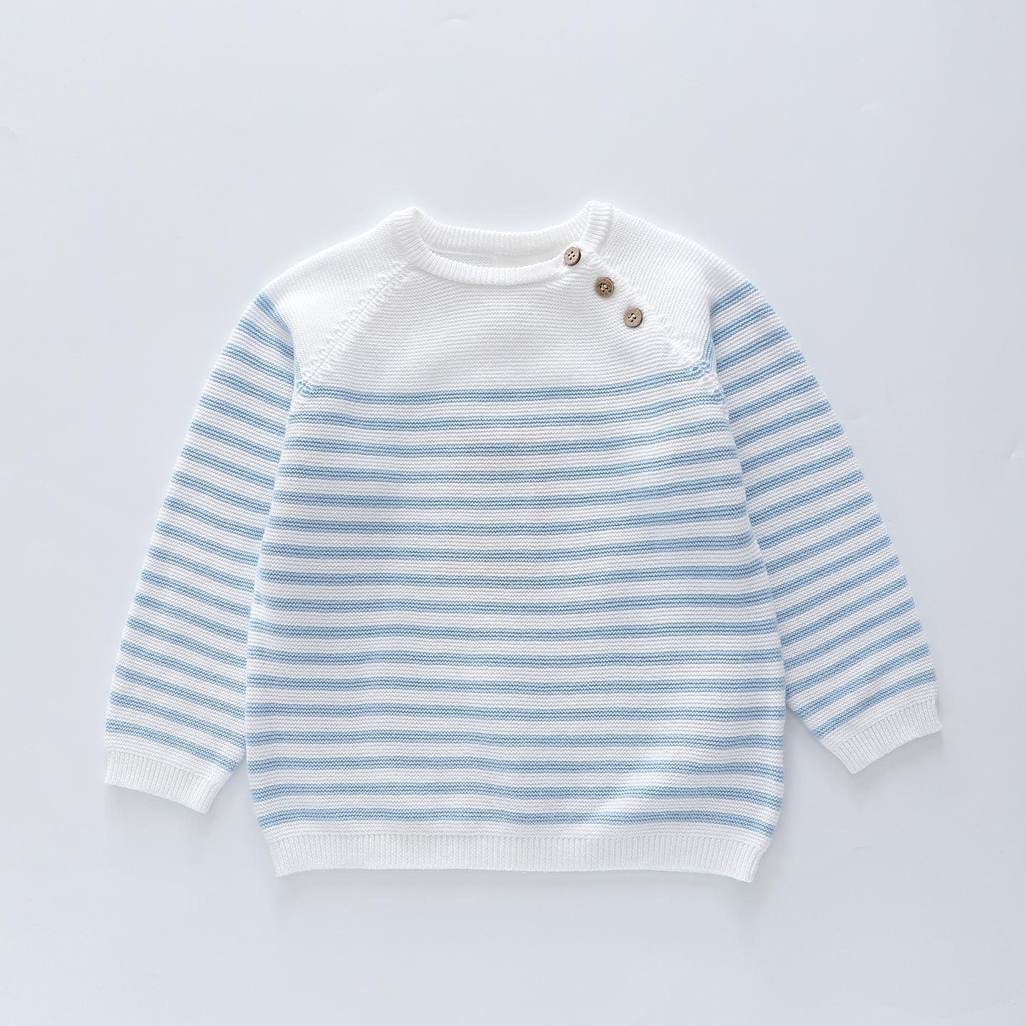 Blue Stripes Knit Jumper