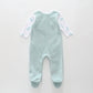 Koala Velour Overalls Set