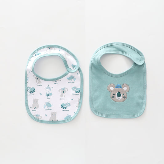 Koala and Friends Bib Set