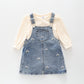 Ditsy Denin Pinafore Outfit