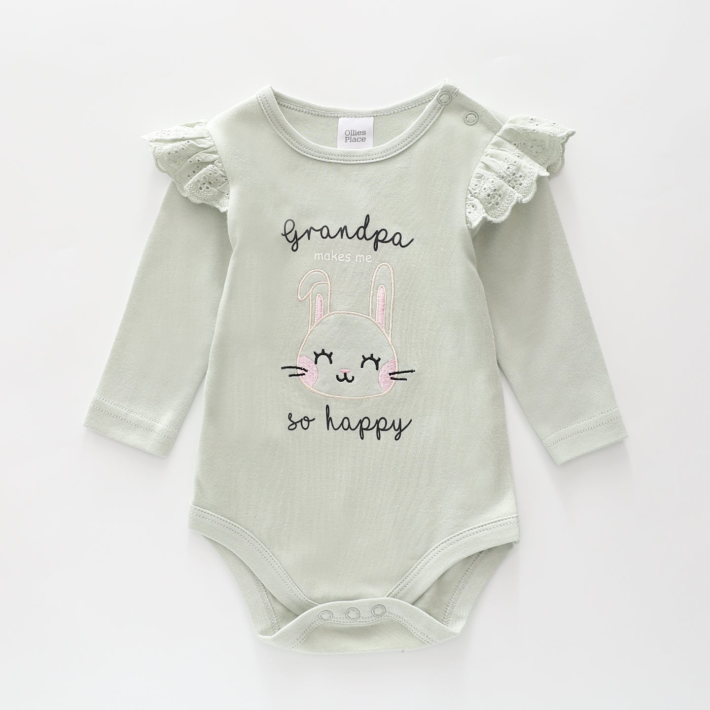 Grandpa Makes Me Happy Bodysuit