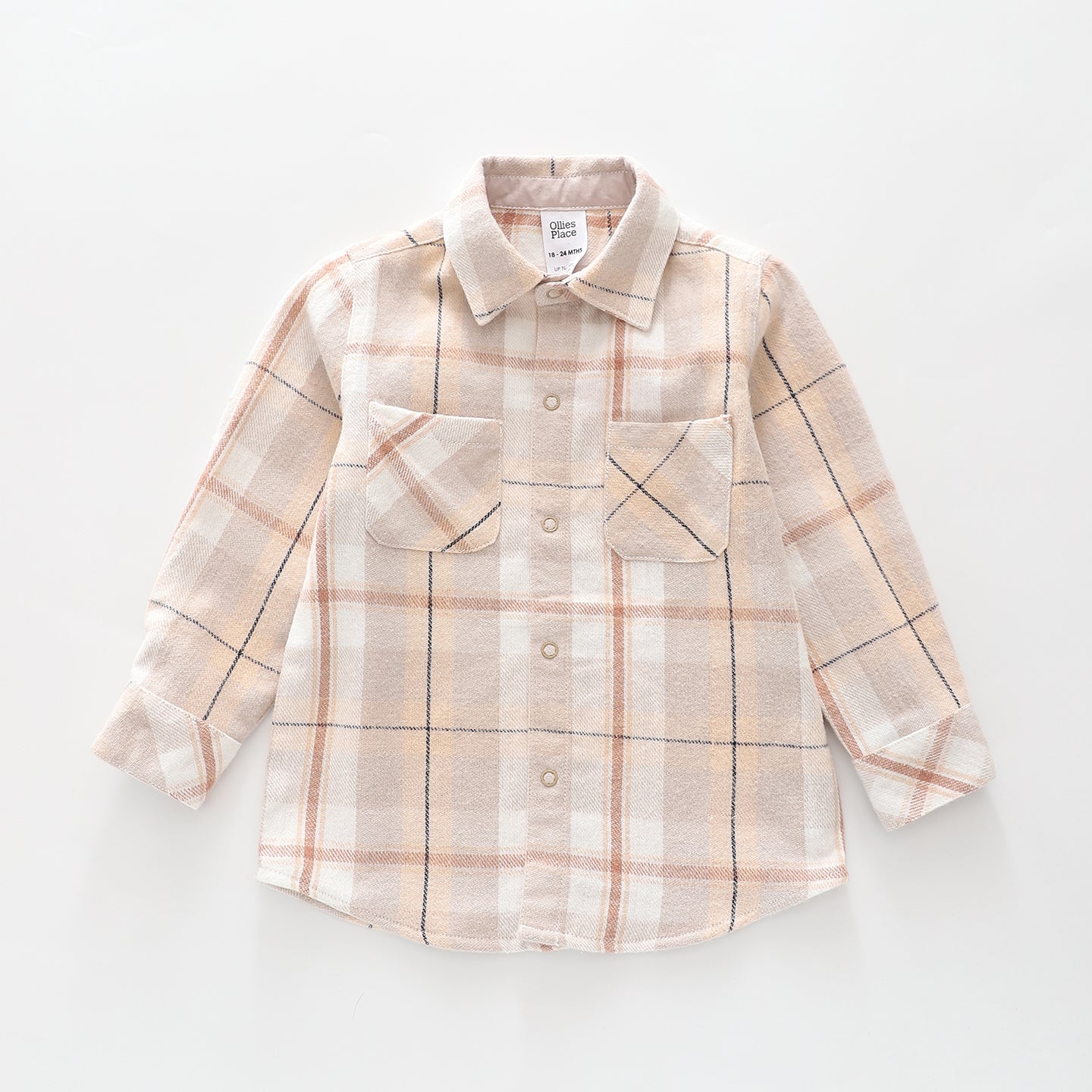 Brown Flannel Check Shirt