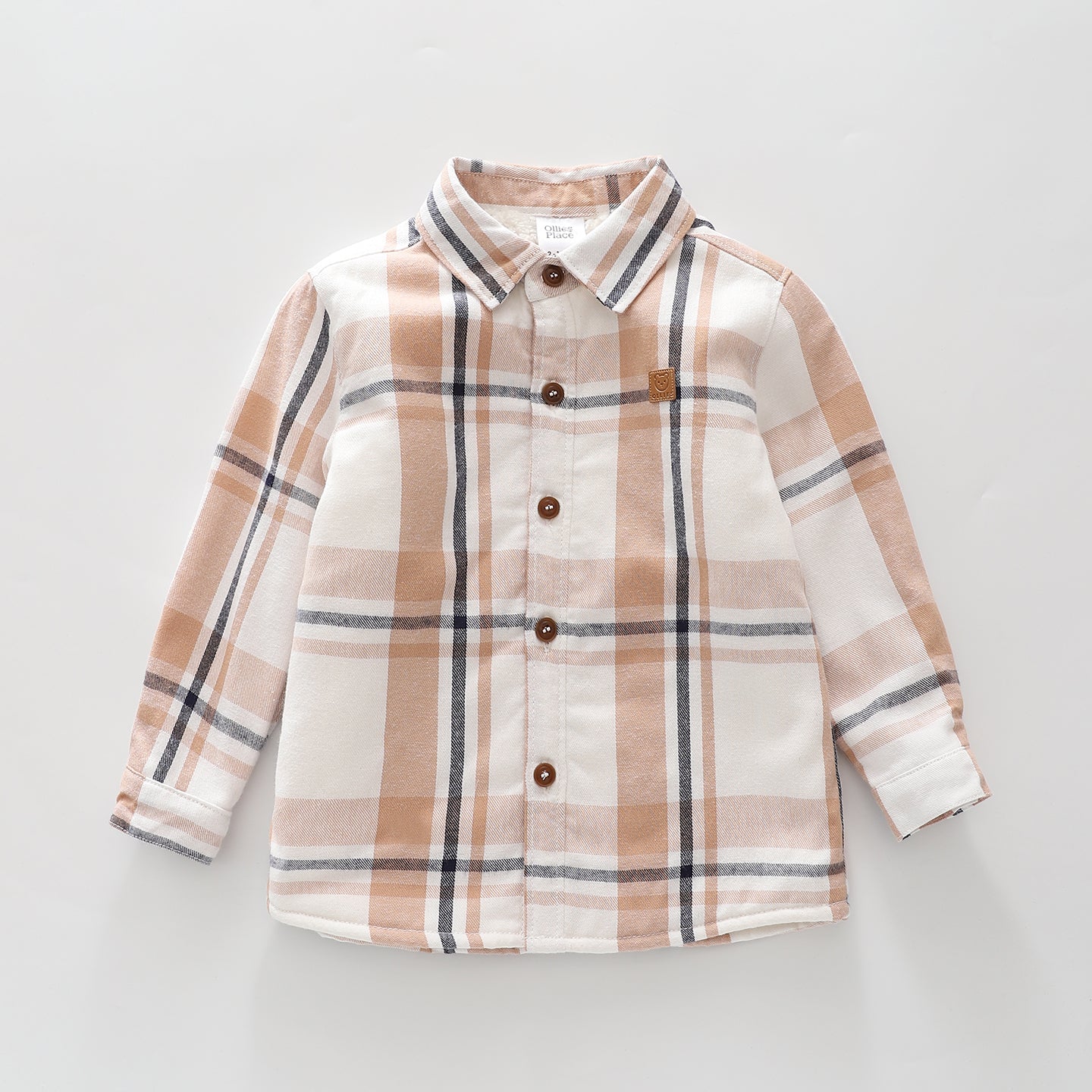 Brown Check Flanno Shacket
