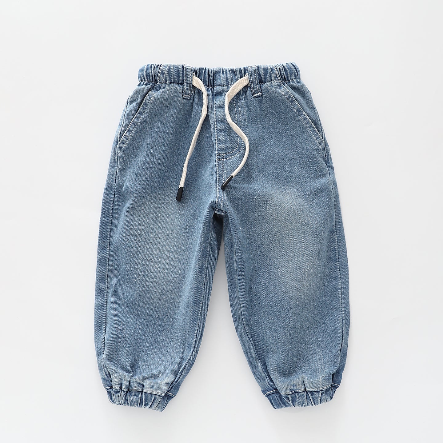 Mid Blue Denim Jogger Pant