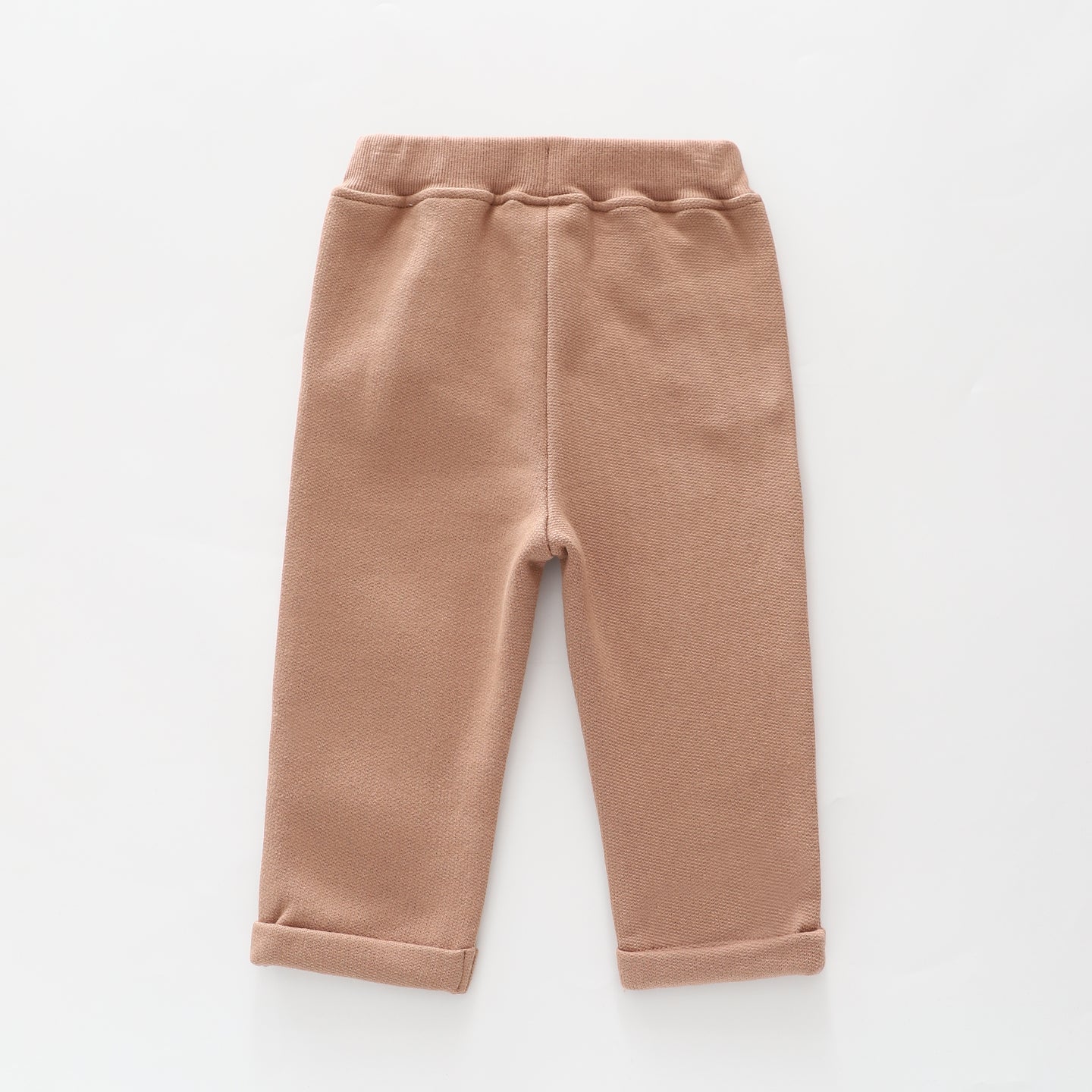 Brown Textured Pants