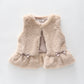 Lovely Deer Faux Fur Vest