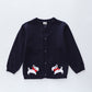 Scottie Dog Navy Cardigan
