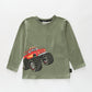 Green Monster Truck LS Tee
