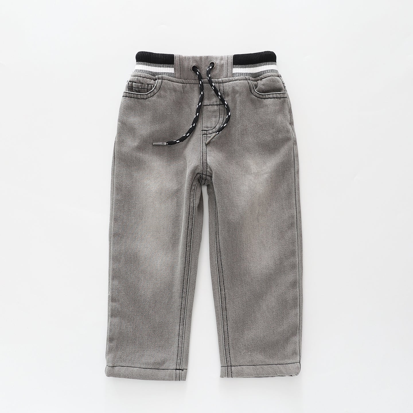 Grey Denim Wash Jeans