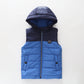 Blue and Navy Puffer Vest