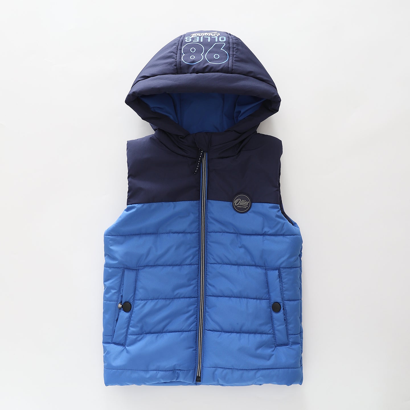 Blue and Navy Puffer Vest