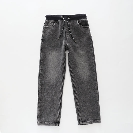 Faded Black Denim Pants