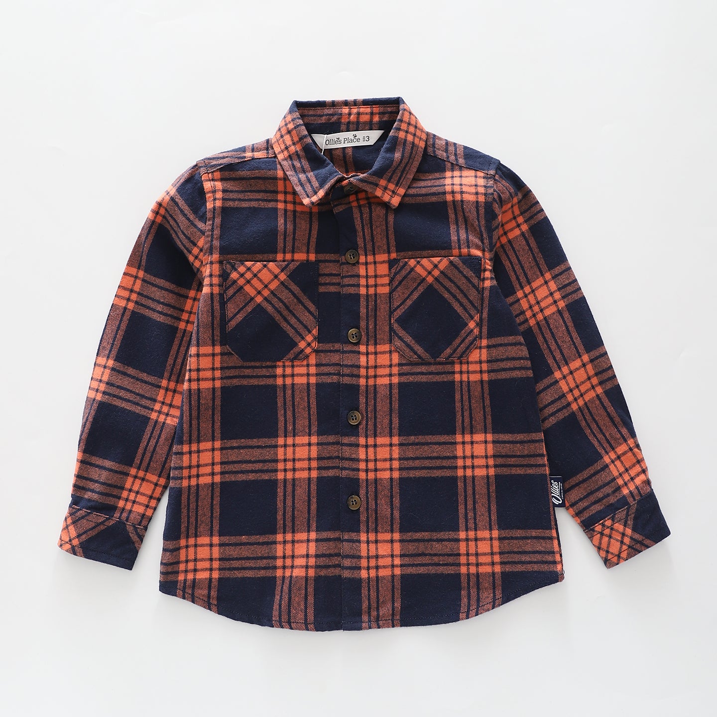 Orange Flanno Shirt